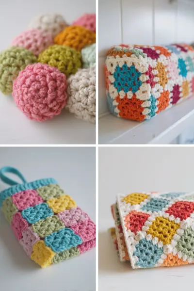 Creative Crochet Kitchen Towel Holder Ideas